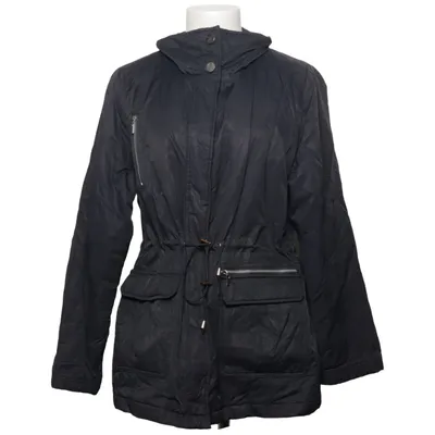 Parka (Gray) from Kaliko Cotton, Metallic fiber, Nylon, Polyester