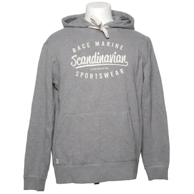 Capuchon sweater (Grijs) van Race Marine Katoen, Polyester