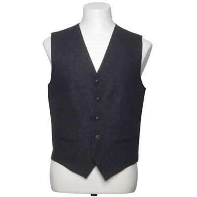 Kostuumgilet (Grijs) van Pour Homme Polyester, Zijde, Wol