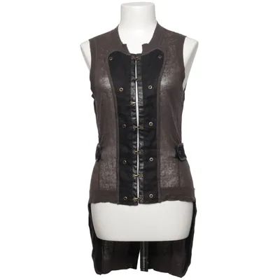 Gilet d'extérieur (Jolanta Long Waistcoat) de AllSaints Spitalfields Lin