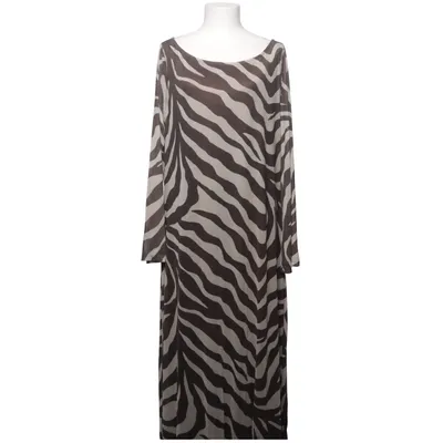 Maxi jurk (Bruin, Beige) van Ms Mode Elastaan, Polyester