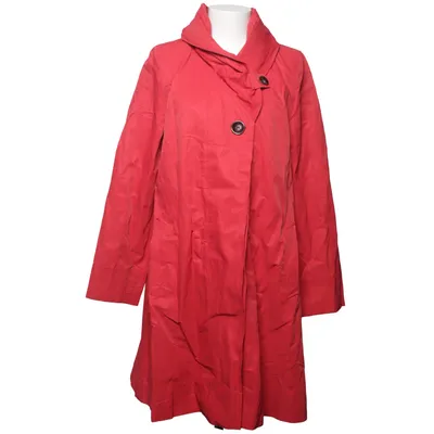 Trench-coat (Rouge) de Erich Fend Fibre métallique, Polyamide, Laine