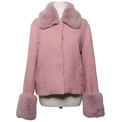 Jacket (Pink) from Meotine Elastane, Faux fur, Polyester, Viscose
