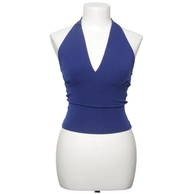 Halter neck top (Blue) from Bubbleroom Elastane, Recycled polyester, Viscose