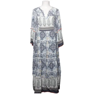 Robe longue (Blanc, Bleu, Multicolore) de Pink Cherry Viscose