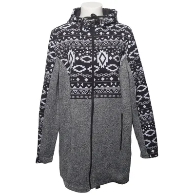 Capuchon sweater (Grijs, Zwart, Wit, Meerkleurig) van Janina Elastaan, Polyester