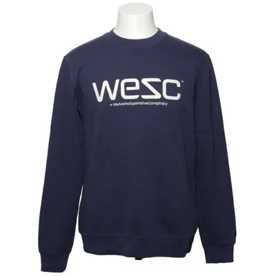 Sweatshirt (Blå) fra WeSC Bomuld, Polyester