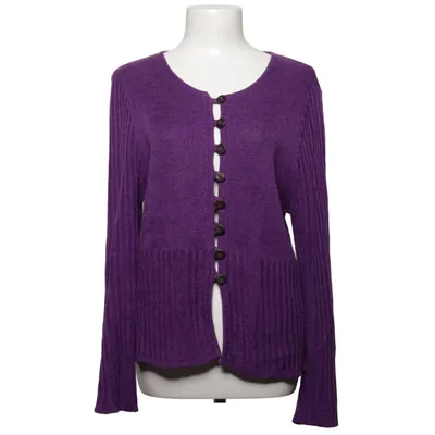 Cardigan (Purple) from Ann Linderhjelm Cotton, Linen