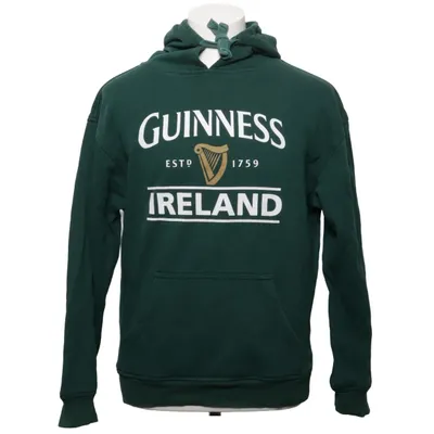 Hættetrøje (Grøn) fra Guinness Bomuld, Polyester