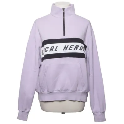Collegetröja (Lila, Vit, Svart) från Local Heroes Bomull, Polyester
