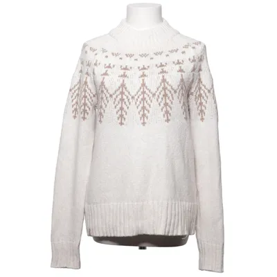Sweater (Hvid, Brun) fra 10 Days Økologisk bomuld, Genanvendt polyester, Uld