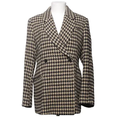 Blazer (Zwart, Beige) van Anine Bing Acryl, Polyester, Wol