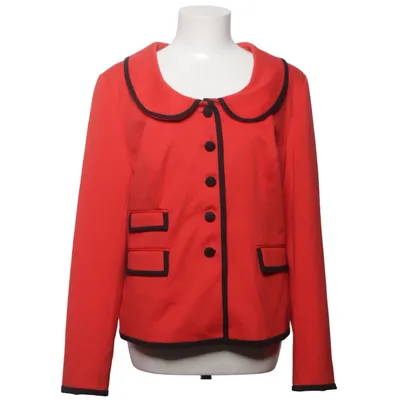 Blazer (Red, Black) from Gloockler Polyester, Viscose