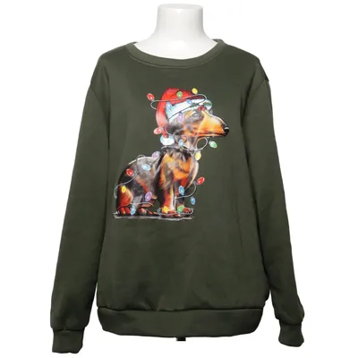 Weihnachtspullover (Grün) von Shein Curve Polyester