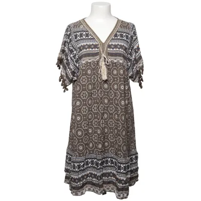 Dress (Brown, Blue, White) from Made in italy Viscose