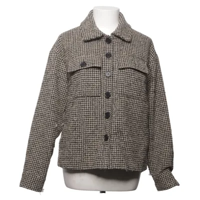 Overshirt (Black, Beige) from Kaffe Polyester, Wool
