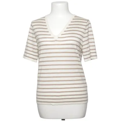 Sweater (White, Beige) from Soft Goat Cashmere, Silk