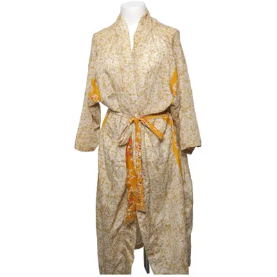 Wickelkleid (Gelb, Weiß) von Sissel Edelbo
