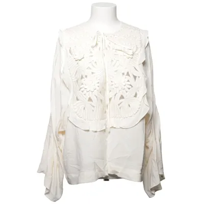 Blouse (Beige) de H&M Edition Polyamide, Polyester, Viscose