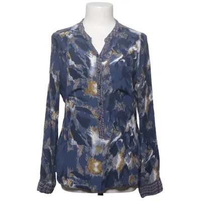 Bluse (Blå, Flerfarvet) fra Plus Fine Viscose