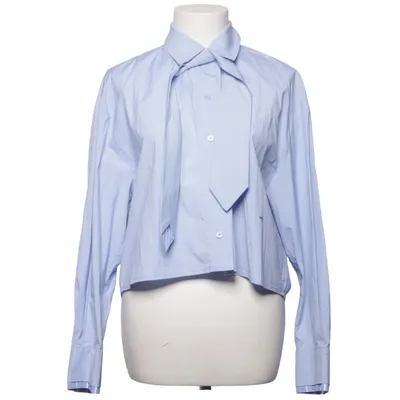 Shirt (Blauw) van Maje Katoen, Elastaan