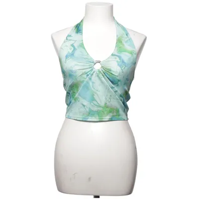 Haltertop (Blauw, Groen, Meerkleurig) van Urban Outfitters Elastaan, Polyester