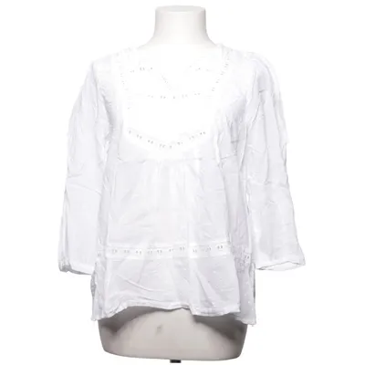 Blus (Vit) från H&M Conscious Collection Ekologisk bomull