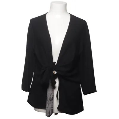 Wrap cardigan (Black) from Carola Van Benthum Polyamide, Viscose