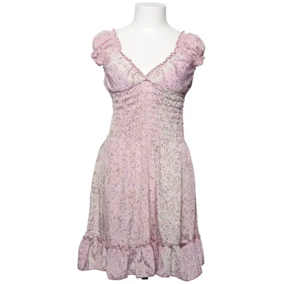 Jurk (Roze, Lila, Beige) Polyester, Zijde