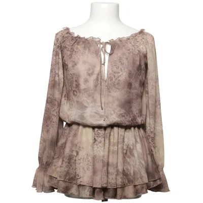 Klänning (Brun) från Bershka Elastan, Polyester