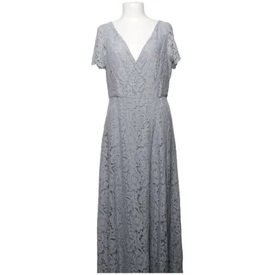 Evening gown (Gray) from Zetterberg Cotton, Polyamide, Polyester, Viscose