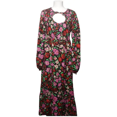 Maxi jurk (Zwart, Meerkleurig) van Monki Elastaan, Polyester