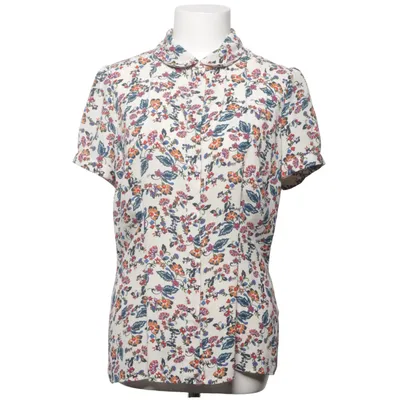 Short sleeve shirt (White, Multicolored) from Tu Polyester