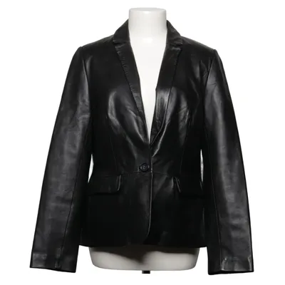 Läderkavaj (Svart) från Laura Clement La Redoute Skinn, Polyester