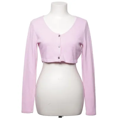 Cardigan (Pink) from NA-KD Cotton, Polyester