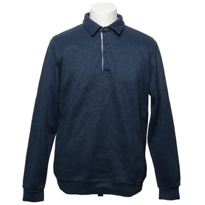 Collegetröja (Blå) från Allan Clark Bomull, Polyester