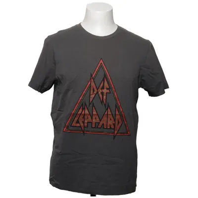 T-shirt (Grau) von Def Leppard Baumwolle