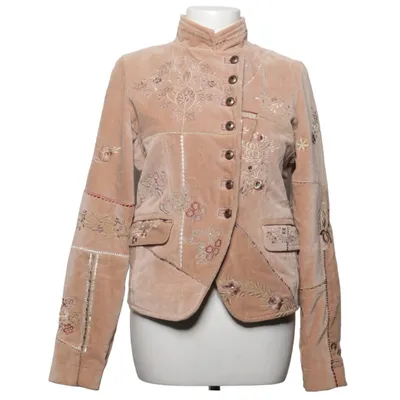 Blazer (Pink) from Carole Fakiel Cotton, Polyester