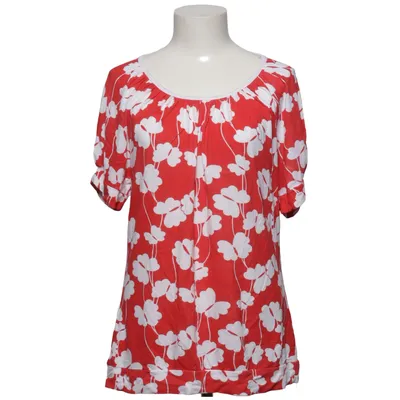 Top (Rood, Wit) van Linnea Elastaan, Viscose