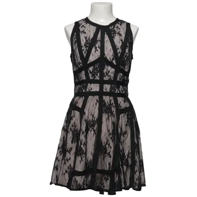 Robe de cocktail (Noir, Beige) de Karen Millen Polyamide, Polyester
