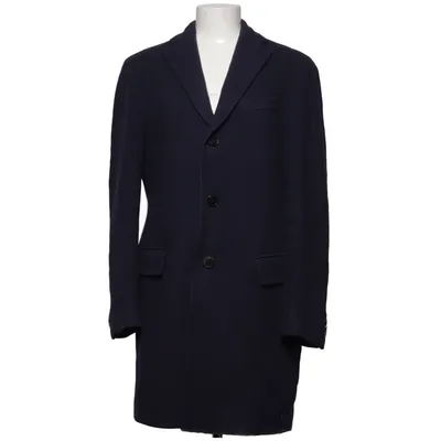 Coat (Blue) from Lab Pal Zileri Polyamide, Viscose, Wool