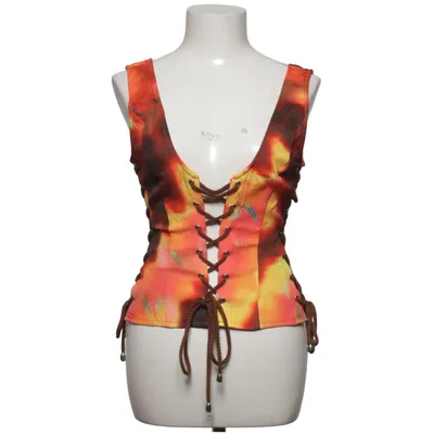 Topp (Röd, Gul, Brun) från PrettyLittleThing Elastan, Polyester