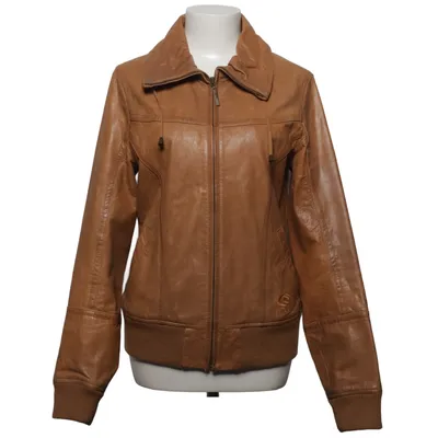Leren jack (Bruin) van Rip Curl Katoen, Leer