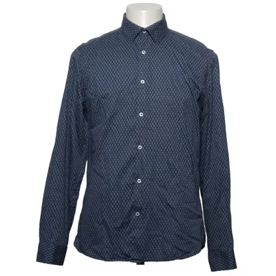 Shirt (Blue, White) from WE Fashion Cotton