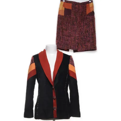 Set (Black, Multicolored) from Suzani