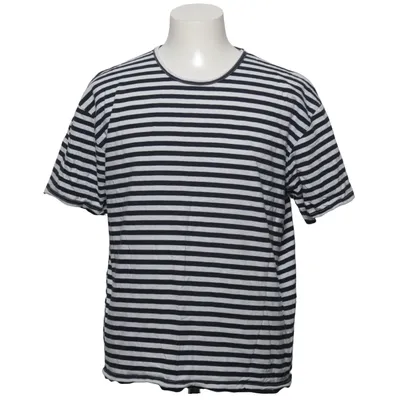 T-shirt (Blå, Hvid) fra MFH Bomuld
