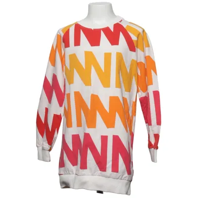 Sweatshirt (White, Multicolored) from Me&i Cotton, Elastane
