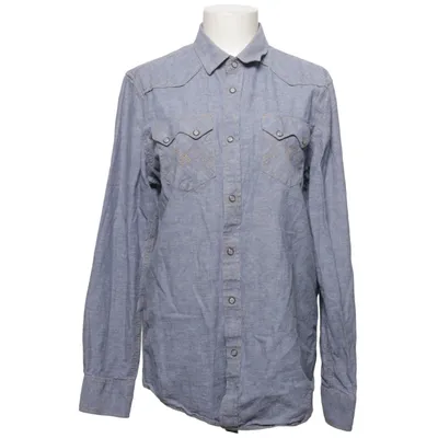 Denim blouse (Blauw) van American Rag Katoen, Linnen