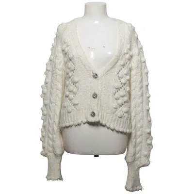Cardigan (White) from Dilvin Knit Acrylic, Mohair, Polyester, Wool