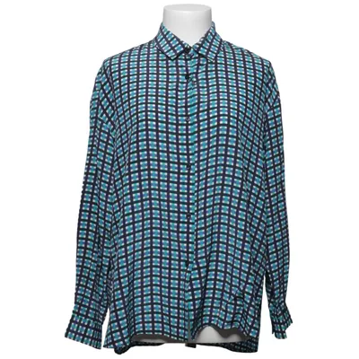 Bluse (Blå, Hvid, Grøn) fra Weekend MaxMara Silke